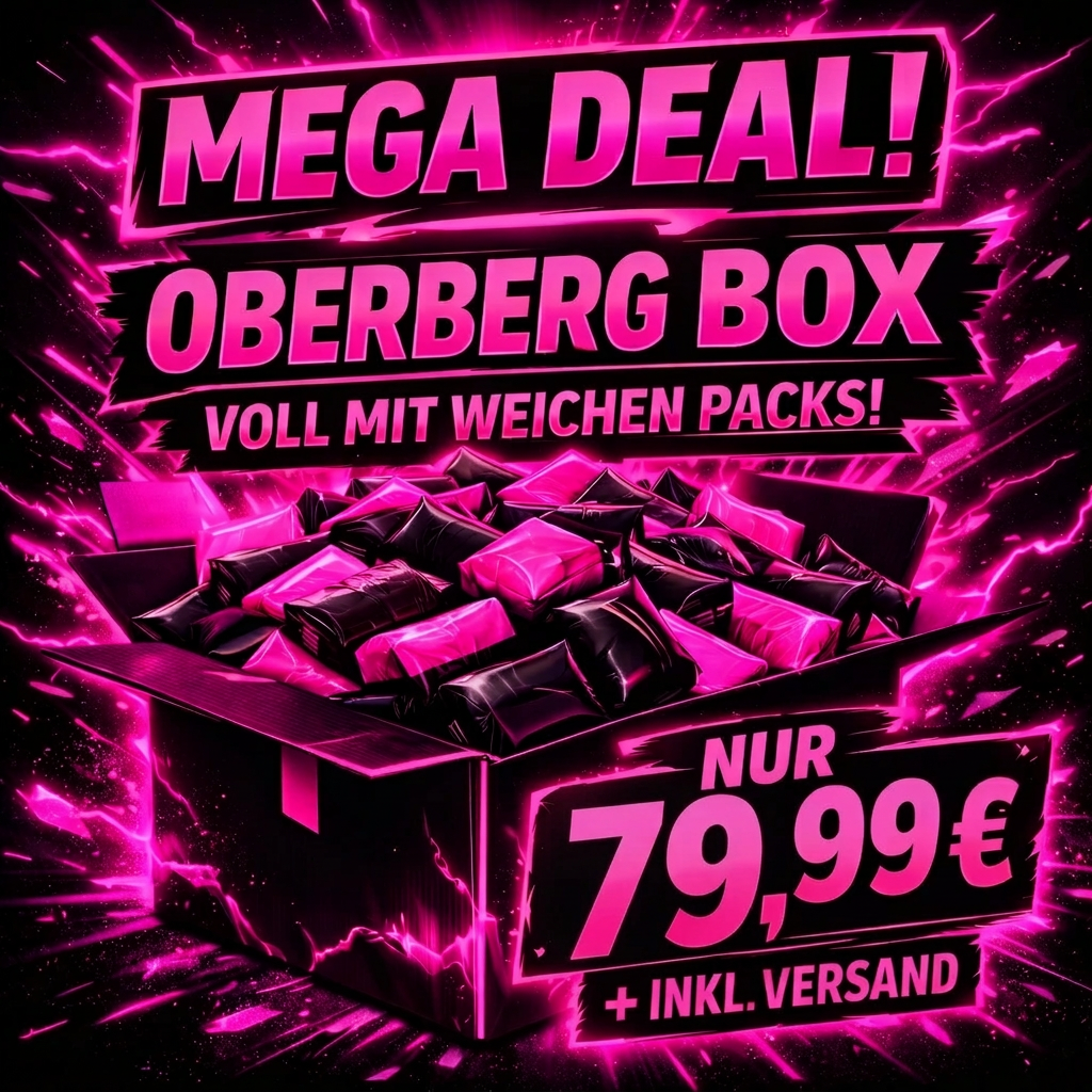 Sammelbox voller weiche Packs inkl. Versand