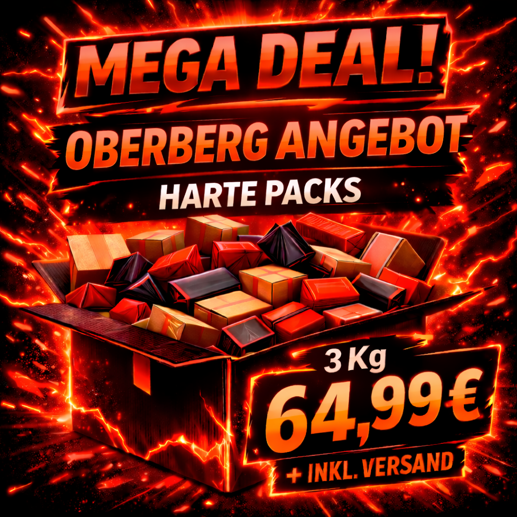 3 Kg Kartons & harte Packs inkl. Versand