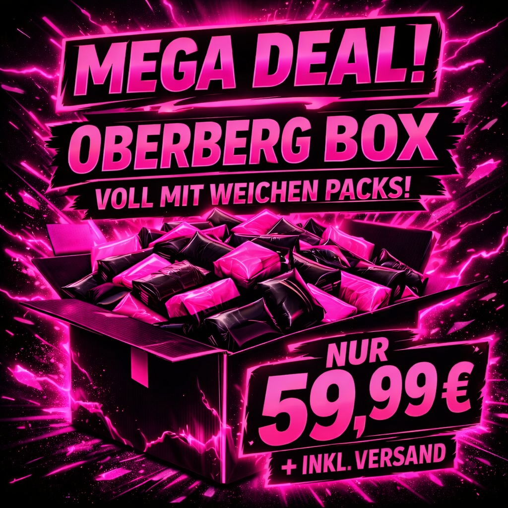 Sammelbox voller weiche Packs inkl. Versand