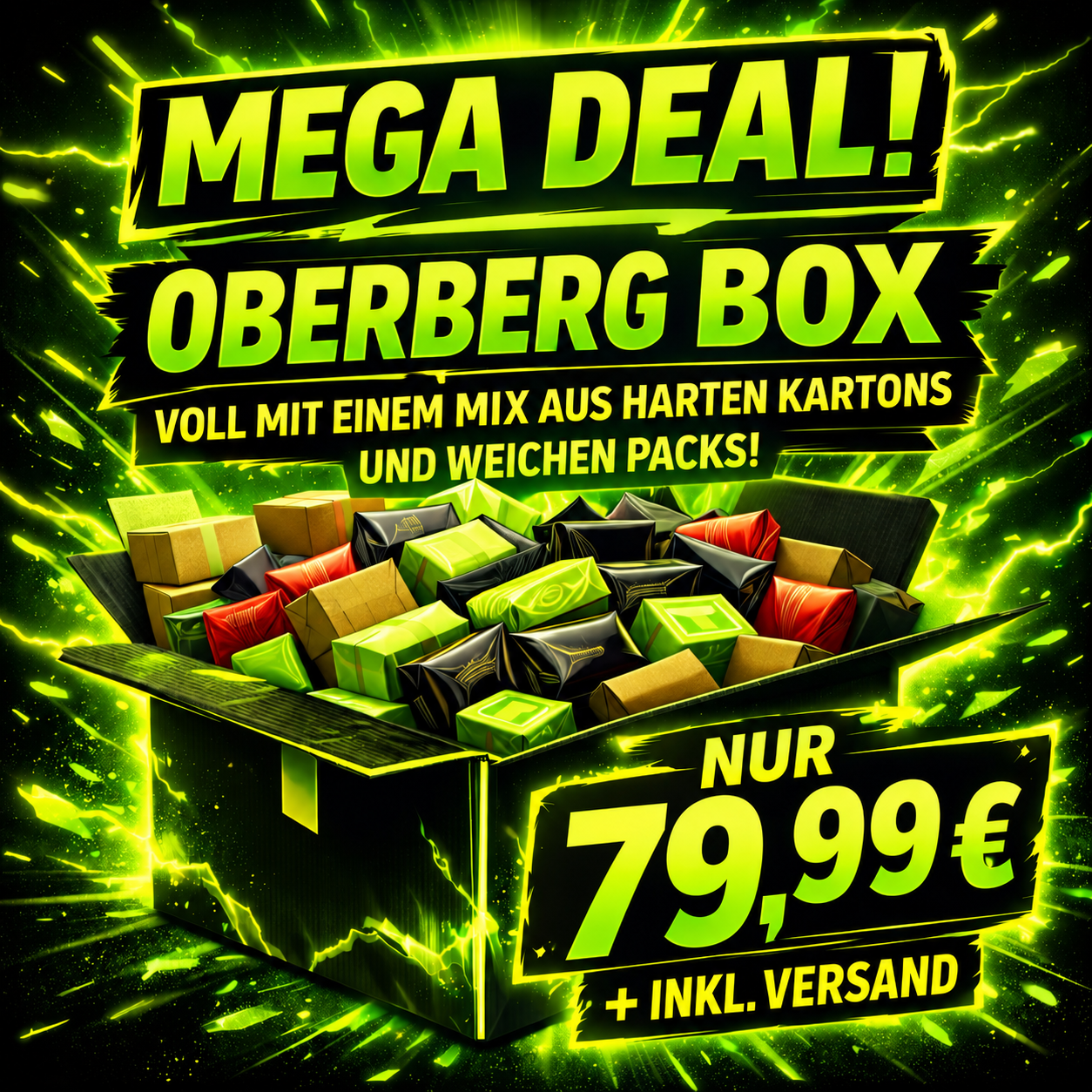 Sammelbox Mix Kartons & weiche Packs inkl. Versand
